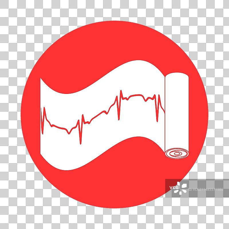 心电图心跳图标心跳线图片素材