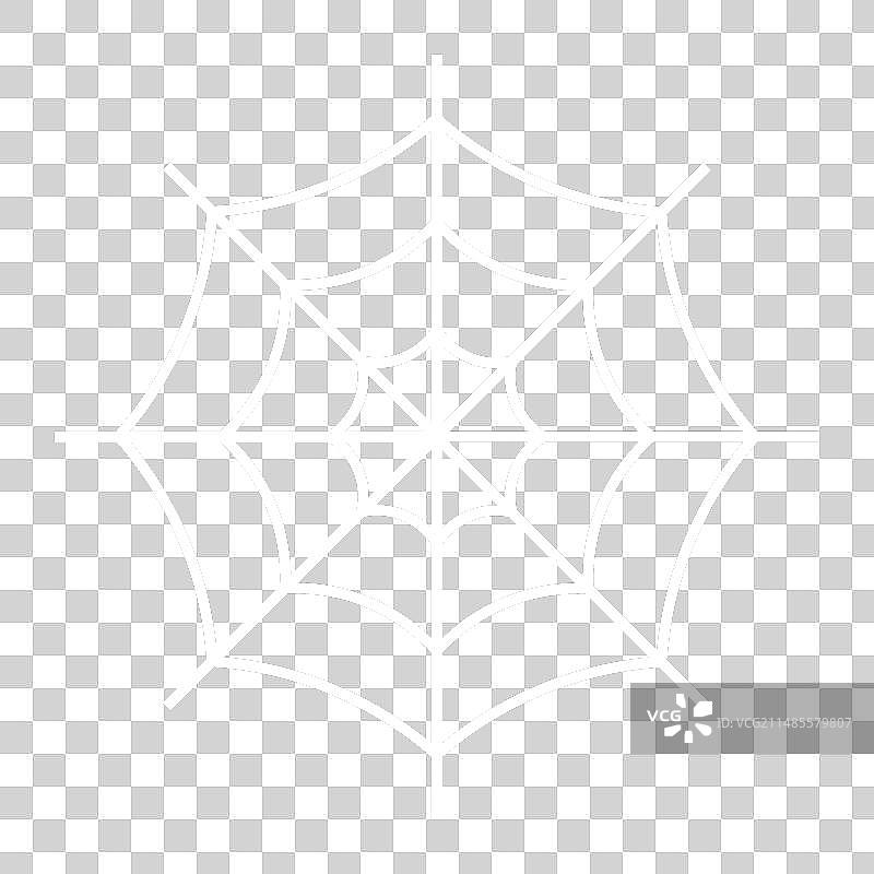 万圣节蜘蛛网简约元素图片素材
