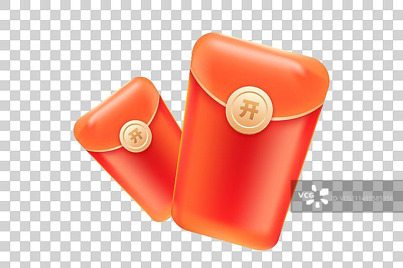 3D立体免抠元素红包图片素材