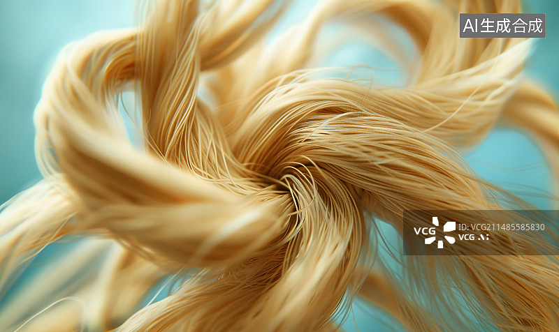 【AI数字艺术】棕色头发的高角度视图图片素材