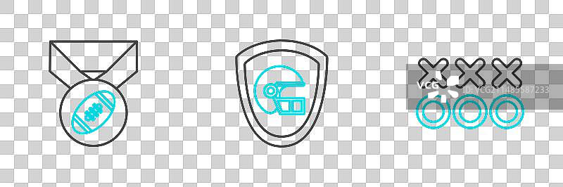 美式概念线条规划策略组合图片素材