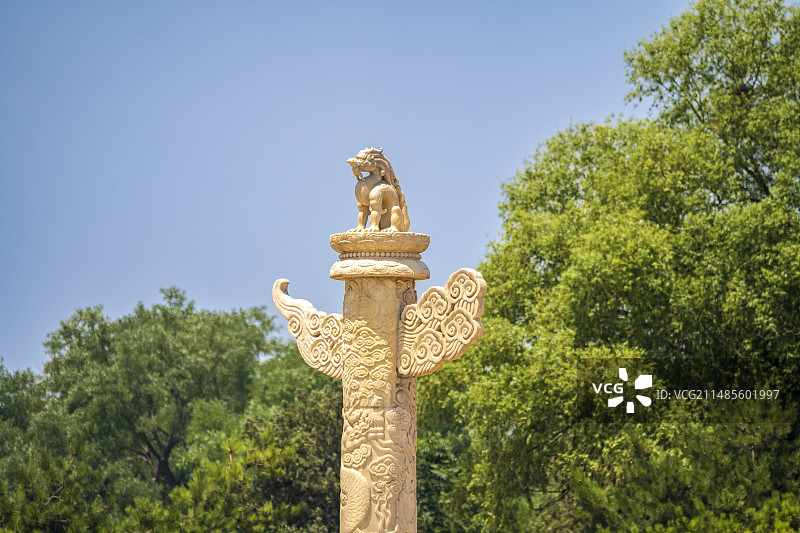 北京天安门华表图片素材