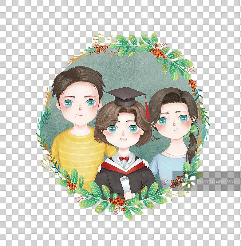 母亲 女性 生育 三八妇女节 母亲节 夫妻  父亲 大学生 毕业季 一家三口图片素材