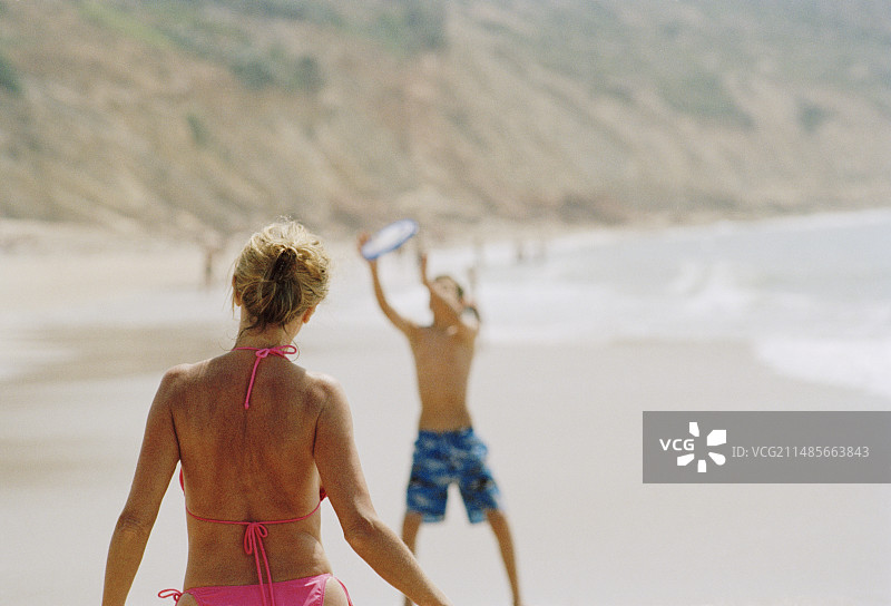 海滩运动图片素材