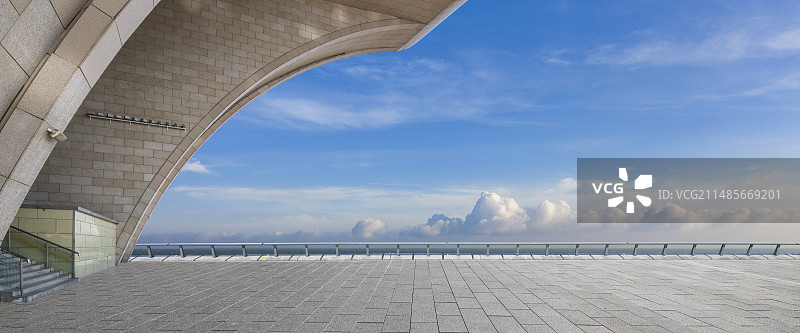 简约城市建筑广场背景图图片素材