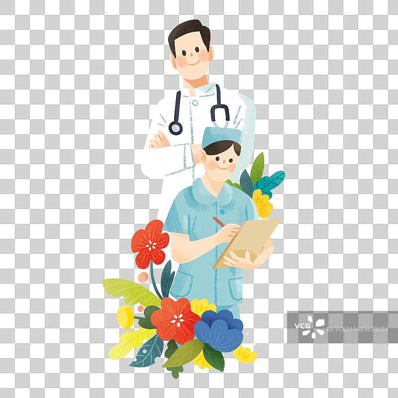 免抠人物元素_医务人员_医生护士图片素材