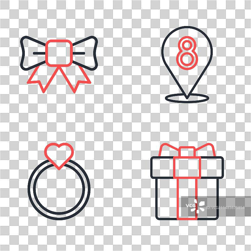 3月8日钻石订婚戒指礼盒图片素材