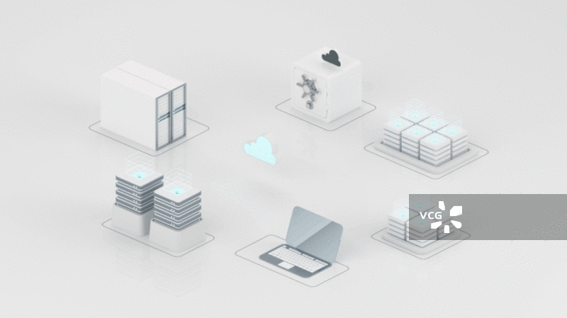 服务器与数据中心3D渲染图片素材