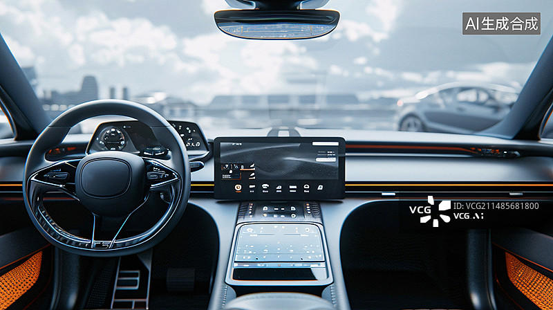 【AI数字艺术】汽车座舱空调效果展示图片素材