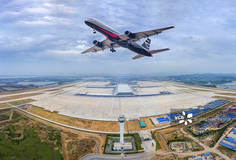 鄂州花湖机场图片素材