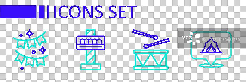 马戏团帐篷鼓槌鼓图片素材