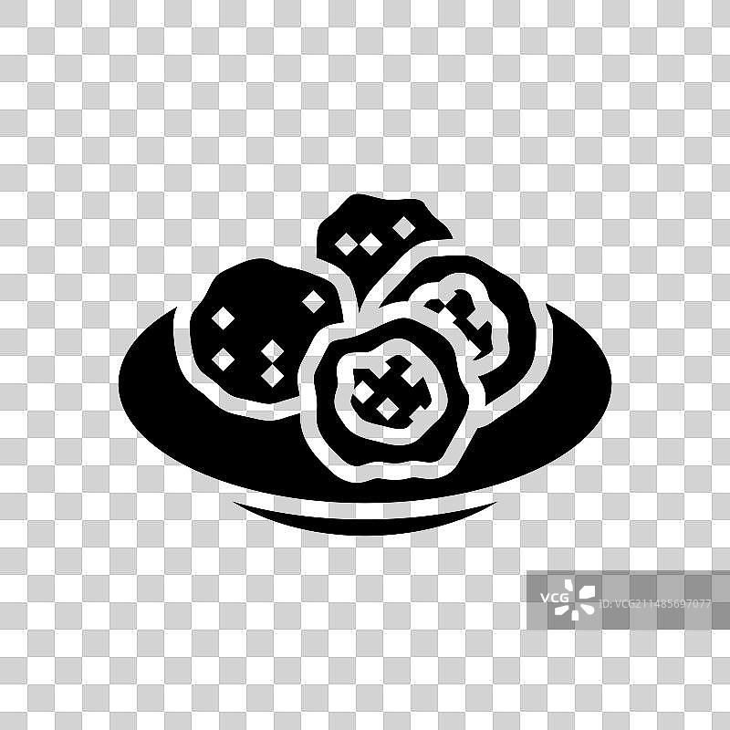 炸饭团意大利美食标志图标图片素材