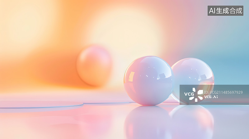 【AI数字艺术】彩色背景下的鸡蛋特写镜头图片素材