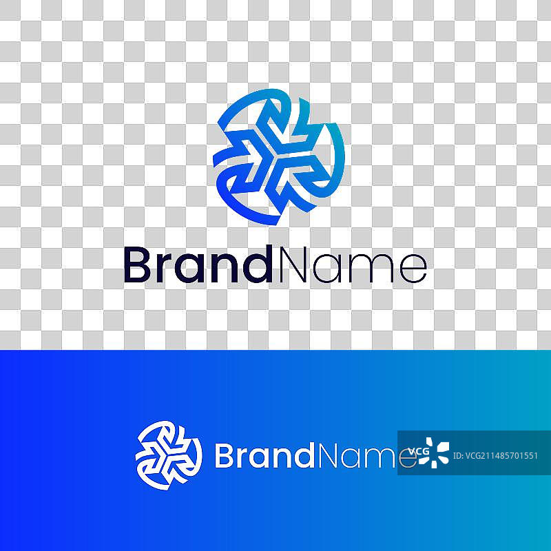 圆形箭头指向标志设计图片素材