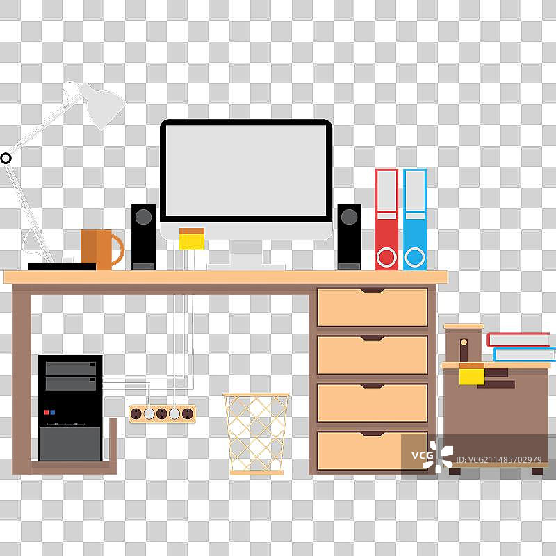 办公桌图标图片素材