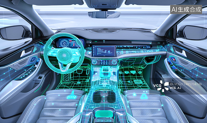 【AI数字艺术】汽车空调过滤清器滤芯效果图片素材