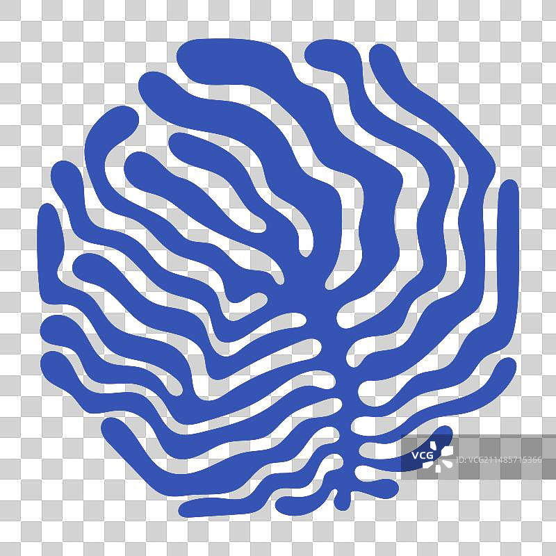 马蒂斯风格植物艺术设计图片素材