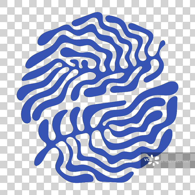 马蒂斯风格植物设计构图图片素材