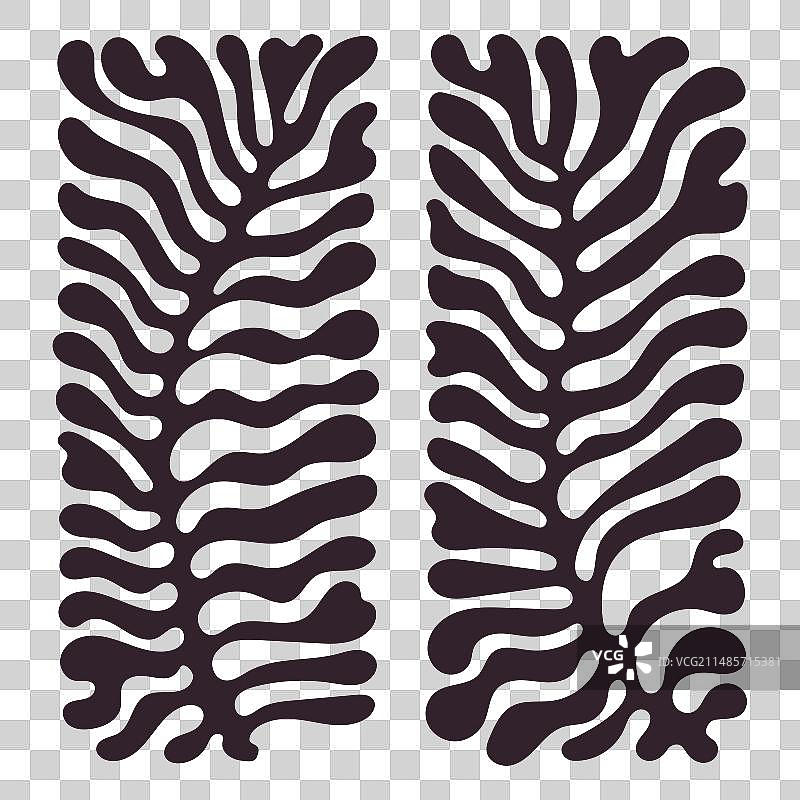 马蒂斯植物风格艺术设计图片素材