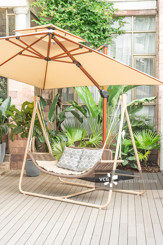 摇椅秋千实景图片素材