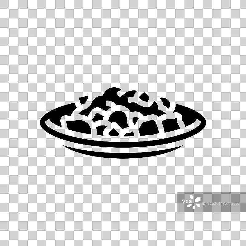 勃艮第红酒炖牛肉标志图片素材