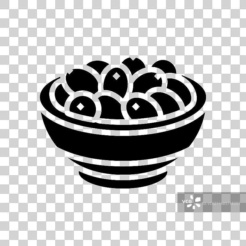 卡拉马塔橄榄希腊美食标志图标图片素材