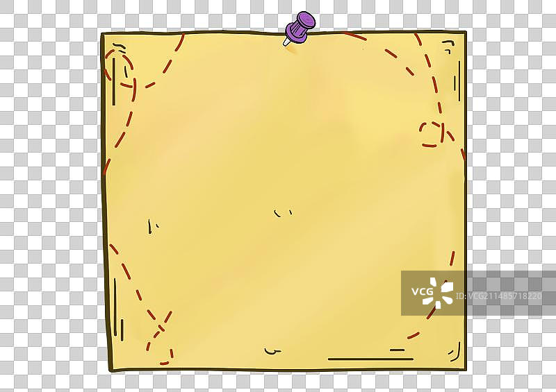 便利贴可装饰、写字，插画图片素材