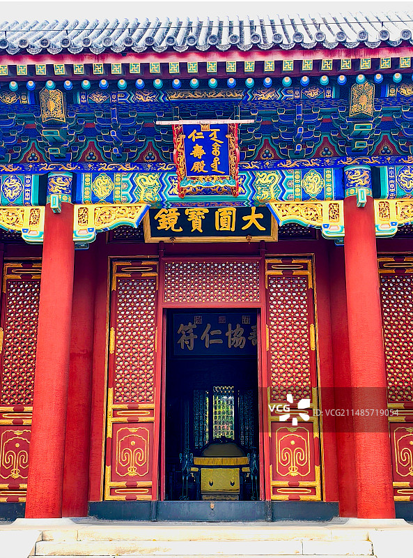 古代建筑艺术特写图片素材