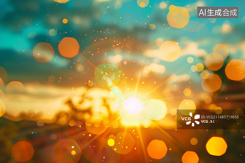 【AI数字艺术】彩色节日抽象模糊散景背景，抽象PPT背景彩色节日抽象模糊散景背景，抽象PPT背景图片素材