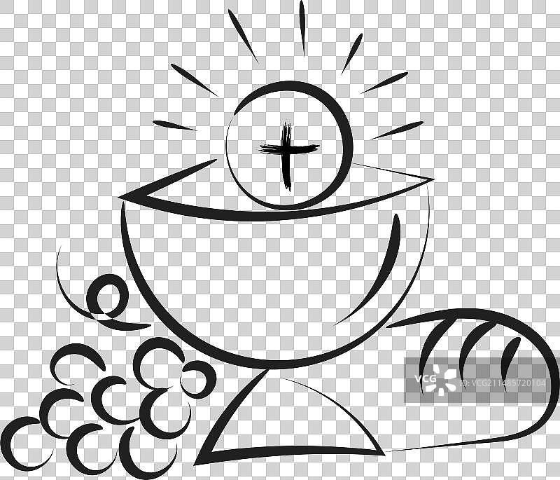 基督教艺术图案，可用于印刷或T恤设计图片素材