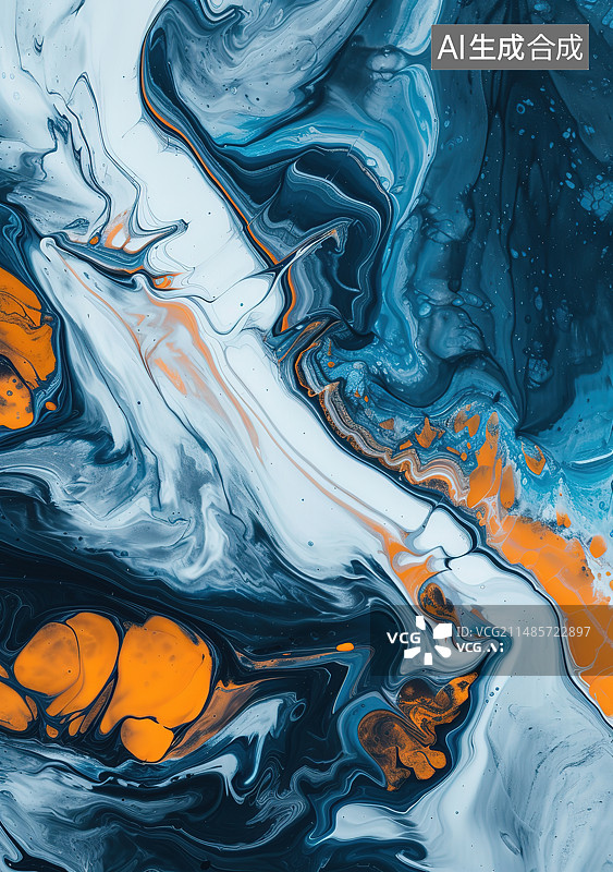 【AI数字艺术】彩色抽象图案全帧拍摄图片素材