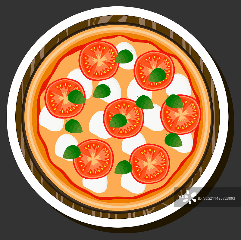 美味披萨店菜单披萨图片素材