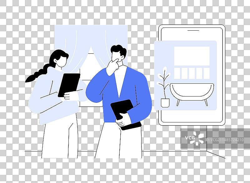 客厅设计抽象概念图片素材