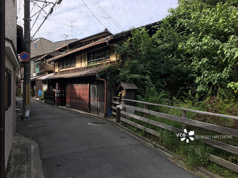 日本京都南禅寺周边街道图片素材
