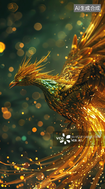 【AI数字艺术】美丽的孔雀在户外图片素材