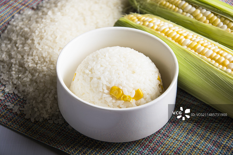 玉米饭图片素材