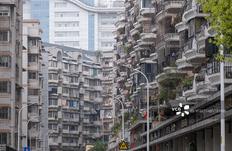福州住宅楼全帧拍摄图片素材