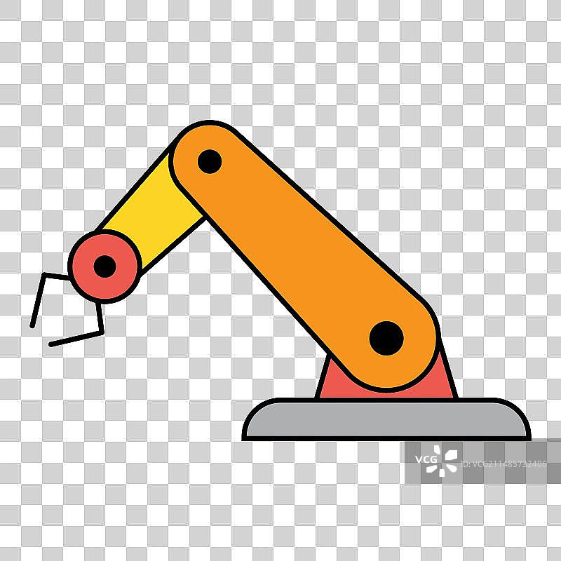 机械手臂机器人图标图片素材