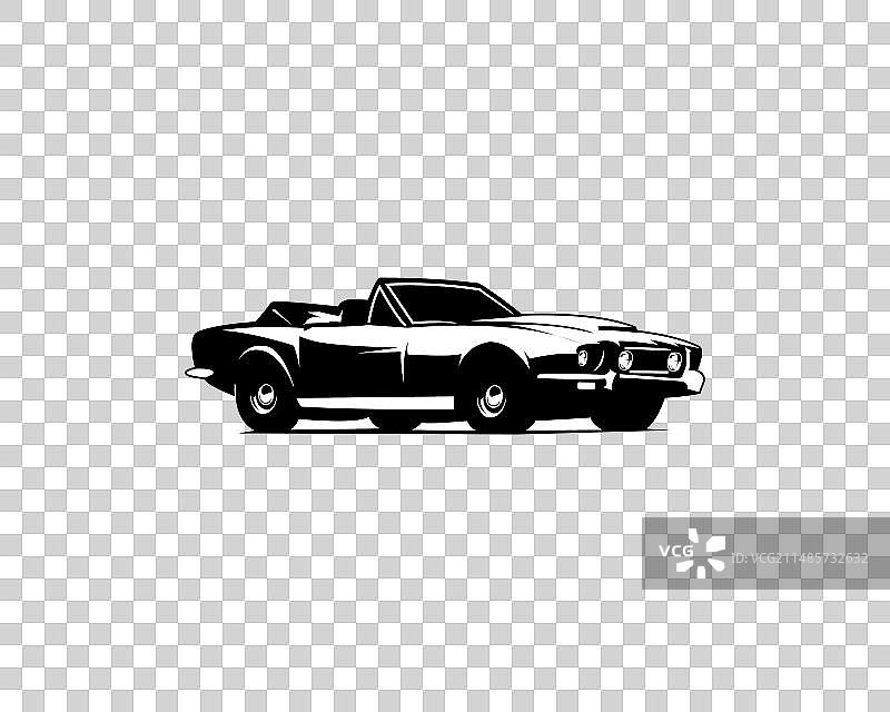 1964年阿斯顿·马丁DBS汽车轮廓图片素材