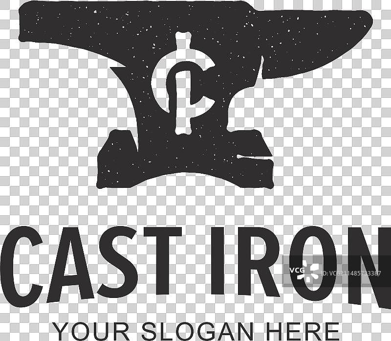 铸铁标志设计模板图片素材