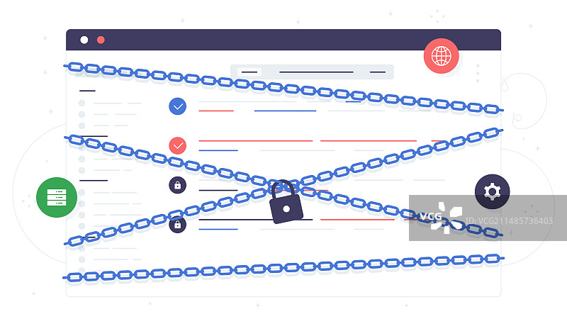 网页拦截概念图片素材