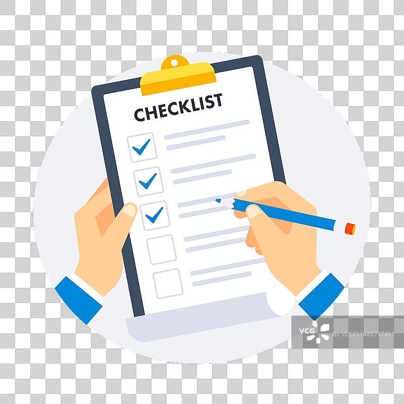 清单剪贴板高效任务管理图片素材