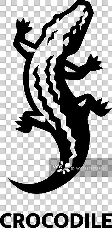 鳄鱼标志图片素材