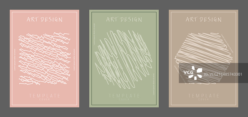 新潮流封面涂鸦模板图片素材