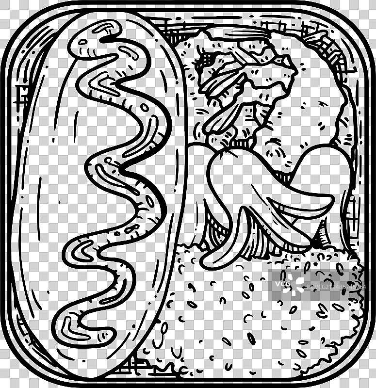 蛋包饭香肠虾便当图片素材