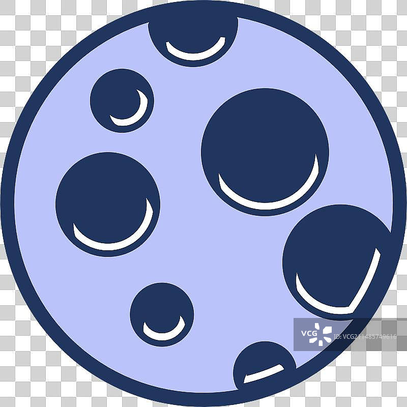 月亮地球卫星行星表面陨石坑图片素材