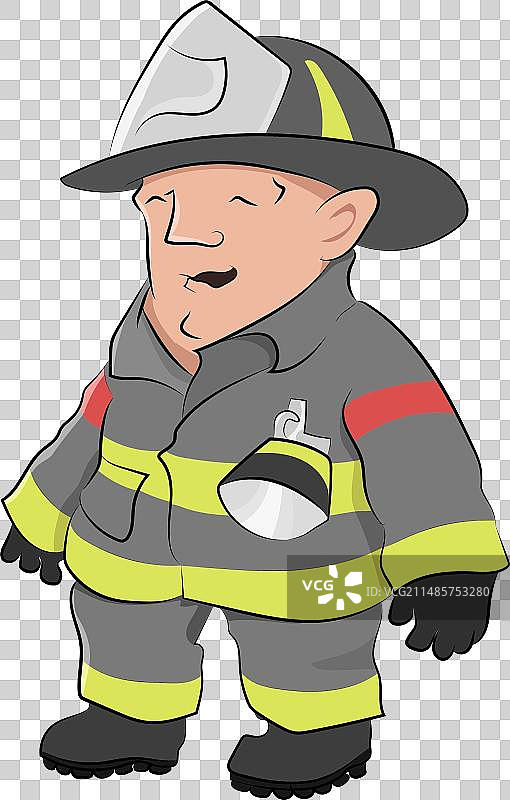 消防员卡通形象图片素材