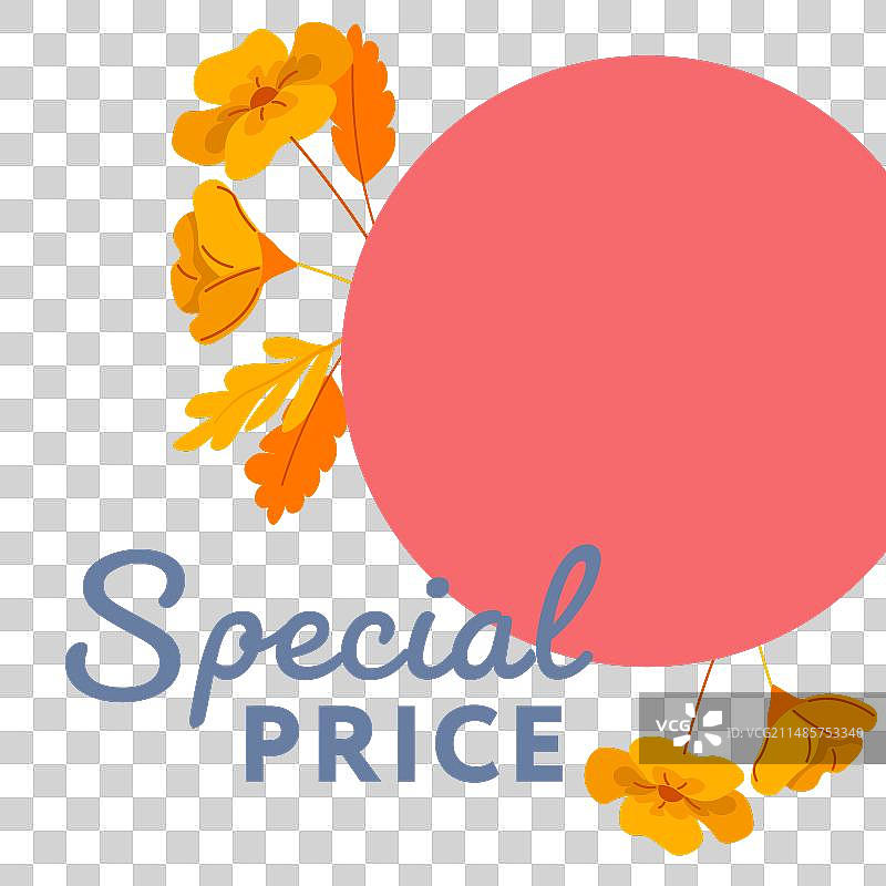 特别价格和常规促销广告图片素材