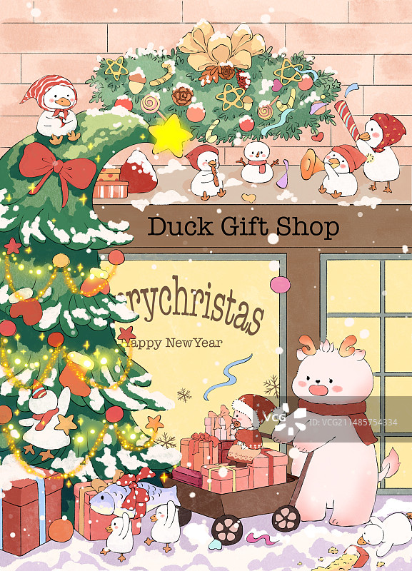 热闹的圣诞节图片素材