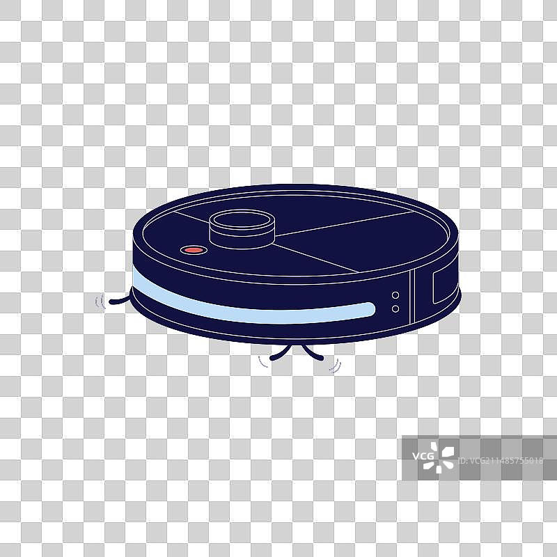 现代智能扫地机器人图片素材